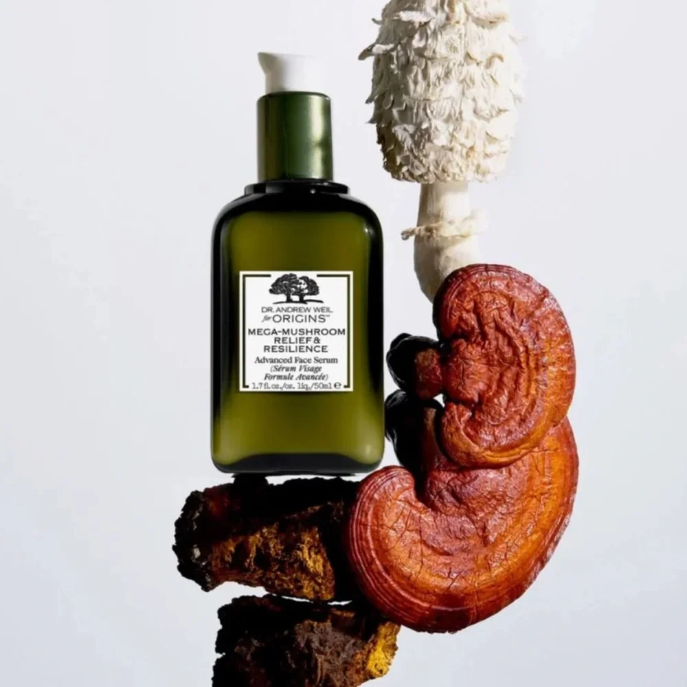 ORIGINS Mega-Mushroom Relief & Resilience Advanced Face Serum 1oz $50 NIB